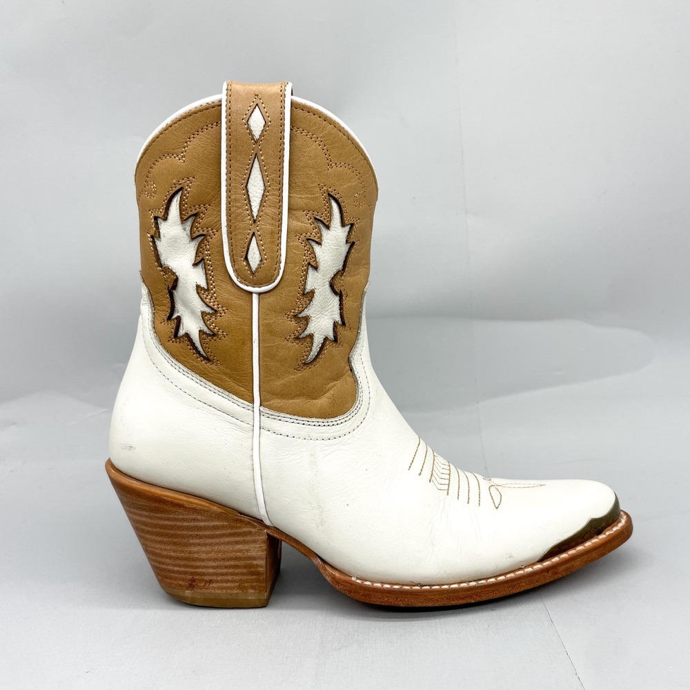Idyllwind Miranda Lambert Womens 7.5 Thunderbird White Tan Western Cowgirl Boots